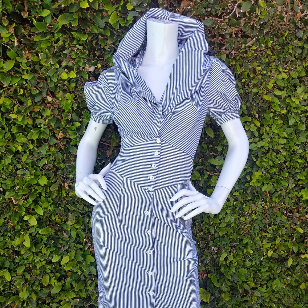 Vivienne Westwood High Collared "Fichu" Dress